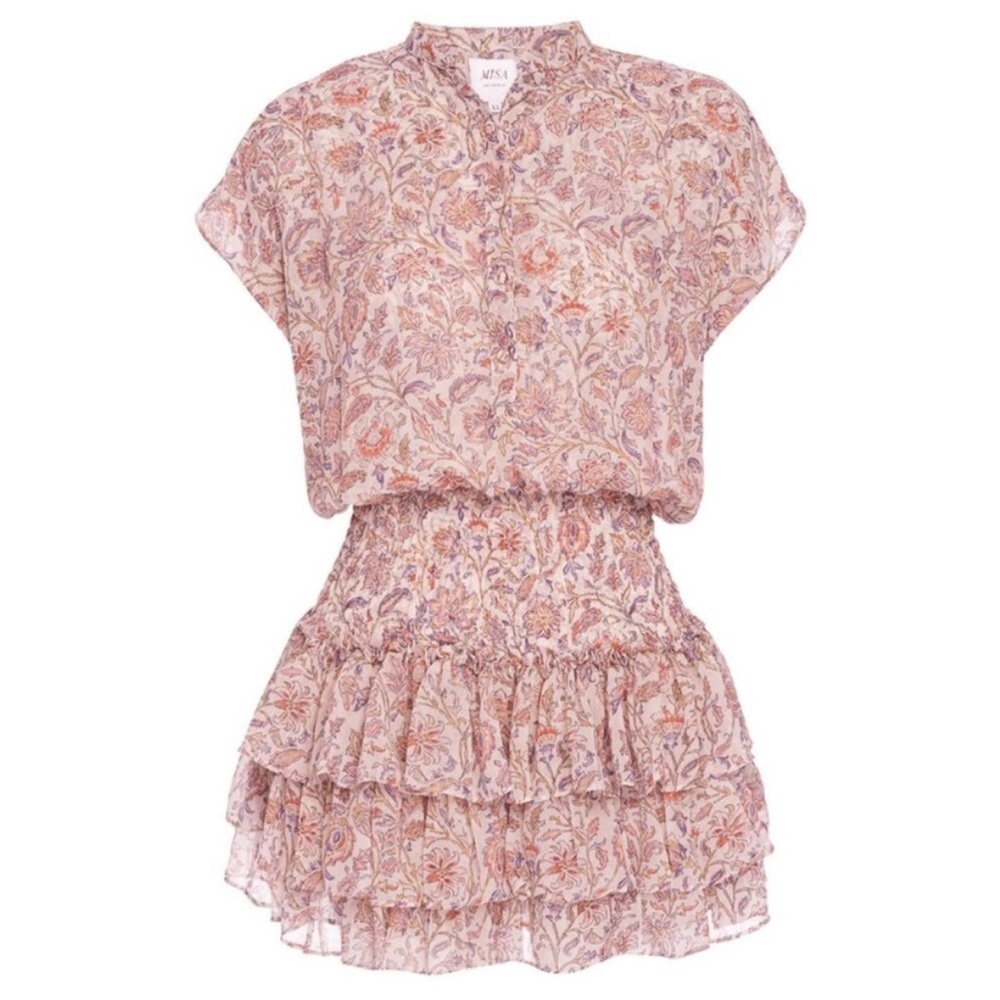 Misa Eloisa Paisley mini dress